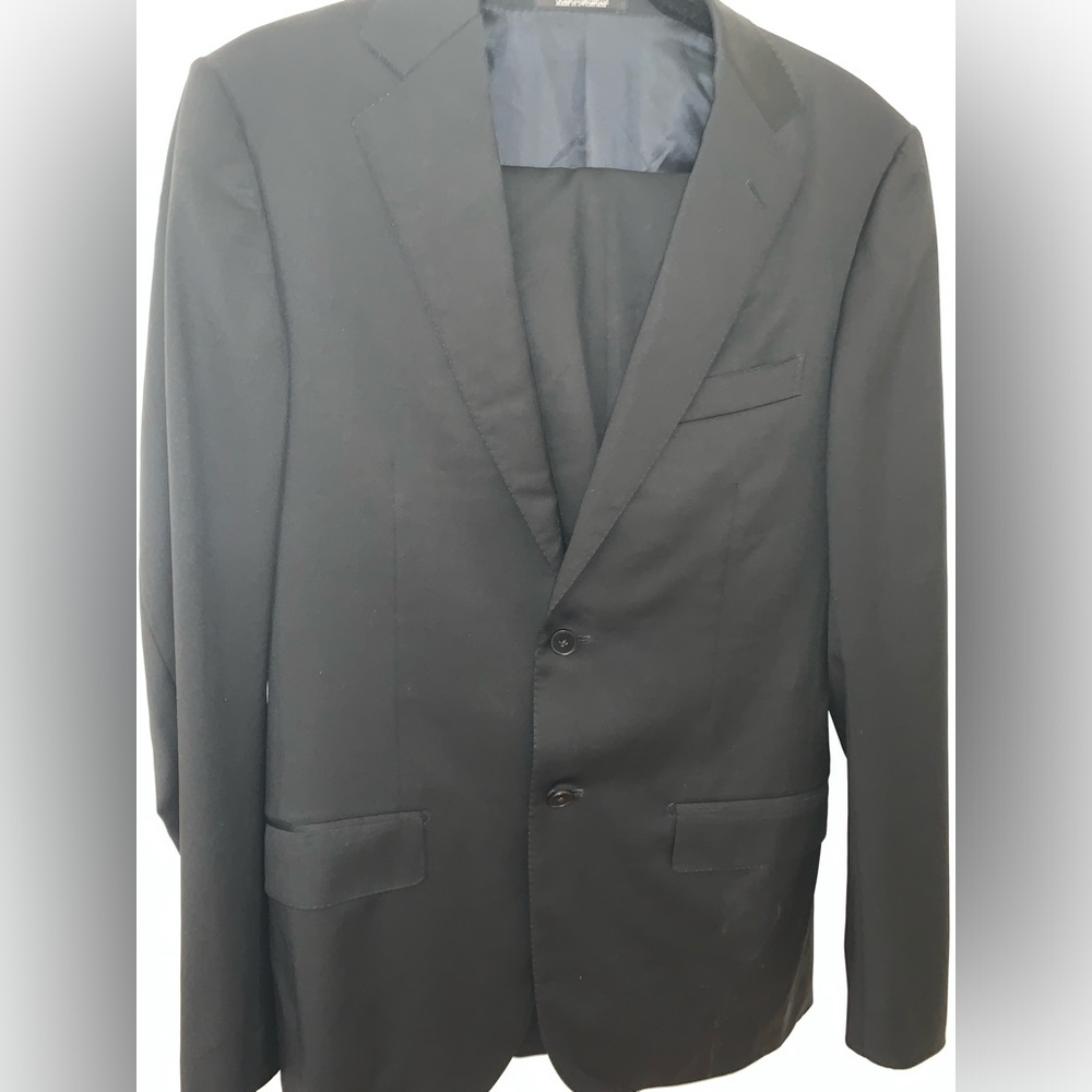 Ermenegildo Zenga black suit size 36R US (or 48R European)